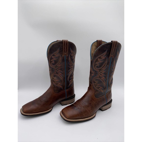 MEN'S Ariat Ricochet Western Boot Brown Size 9D - Picture 3 of 8